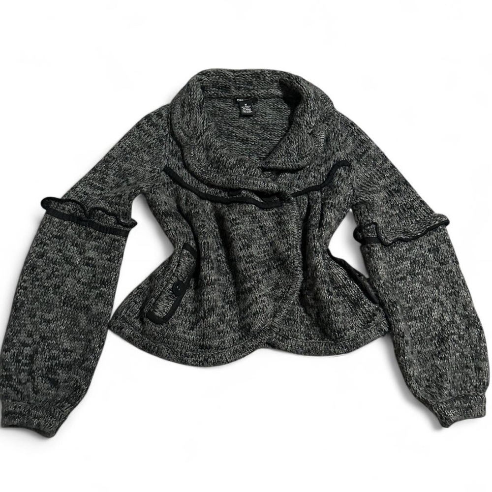 BCBGMaxAzria Charcoal Knit Sweater